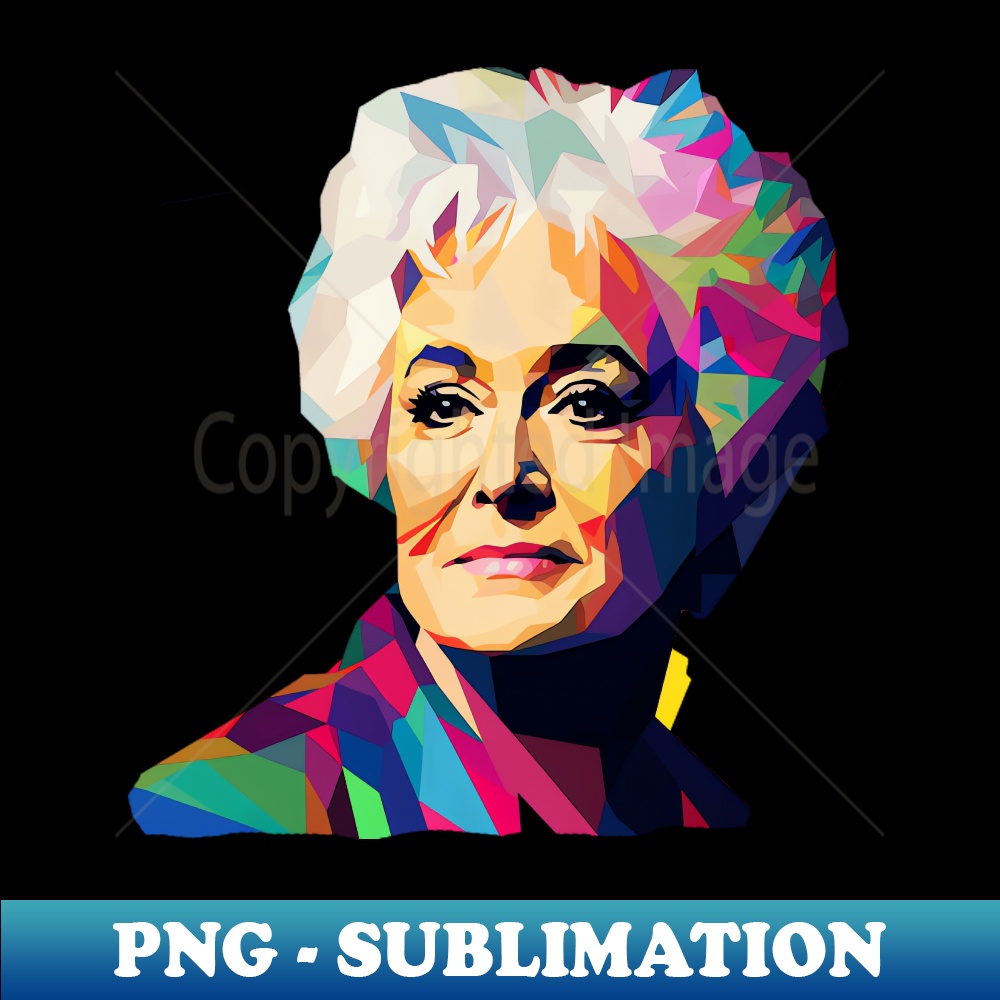 Bea Arthur - Modern Sublimation PNG File - Defying the Norms | Inspire ...