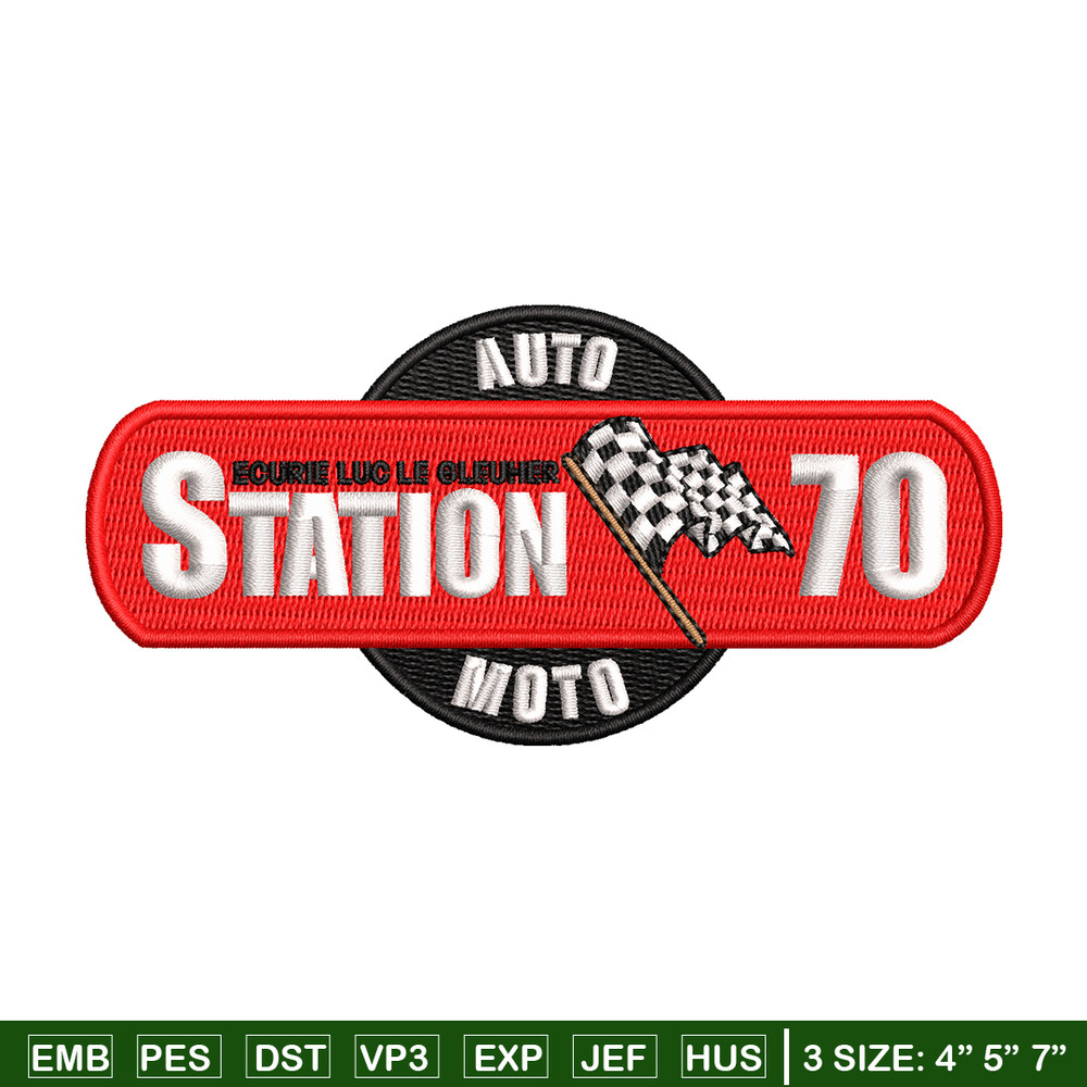 Station 70 embroidery design, Station 70 embroidery, embroidery file, logo design, logo shirt, Digital download..jpg