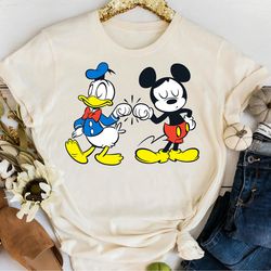 disney mickey mouse and donald duck best friends tshirt, disneyland family matching shirt, magic kingdom tee, wdw epcot