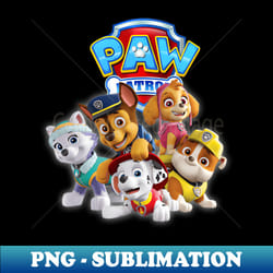 paw patrol - elegant sublimation png download - fashionable and fearless