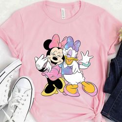 disney minnie mouse and daisy duck funny best friends vintage shirt, disneyland family matching shirt, magic kingdom tee