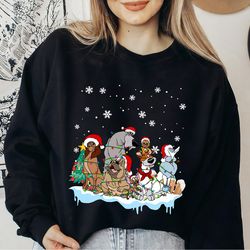 disney oliver and company christmas lights snowflake shirt, cute christmas family shirt, disneyland matching christmas g