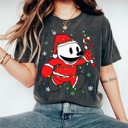 disney oswald the lucky rabbit christmas lights shirt, santa oswald walt disney studio xmas tee, disneyland christmas ma