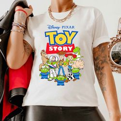 disney pixar toy story buzz woody jessie graphic tshirt, toy story shirt, disneyland family matching shirts, walt disney