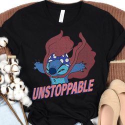 disney stitch lilo stitch unstoppable tshirt , disney family matching shirt, disneyland trip outfits