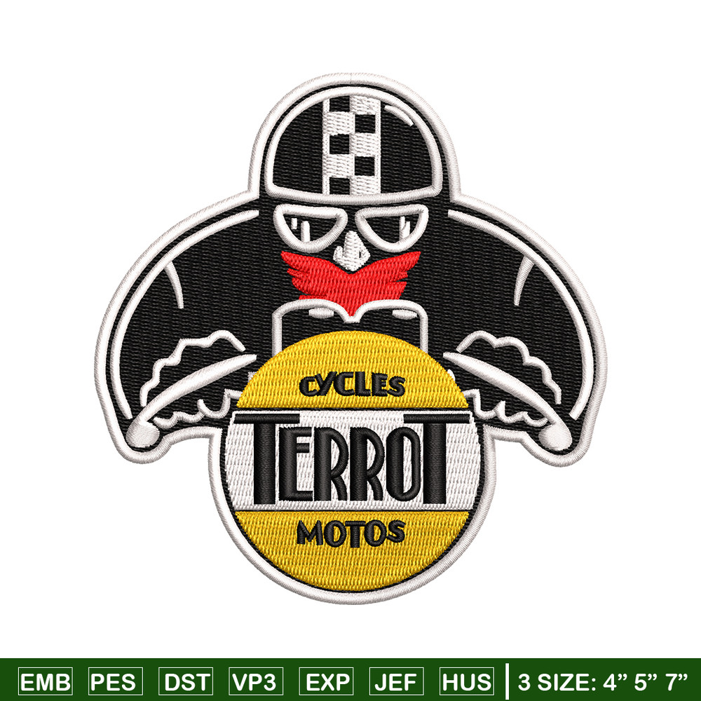 Terrot logo embroidery design, Terrot logo embroidery, logo design, embroidery file, logo shirt, Digital download..jpg