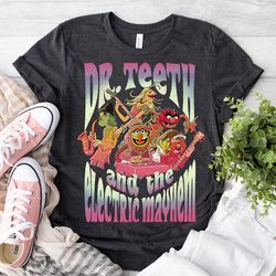 disney the muppets dr teeth and the electric mayhem shirt, disney family matching shirt, walt disney world shirt, disney
