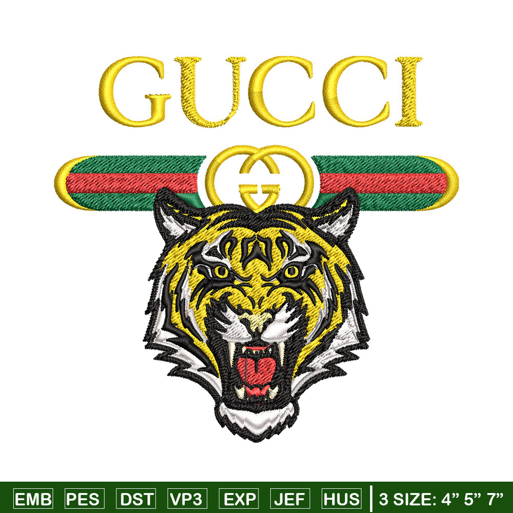 Tiger gucci Embroidery Design, Gucci Embroidery, Brand Embroidery, Logo shirt, Embroidery File, Digital download.jpg