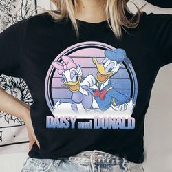 disneymickeyandfriendsdonaldanddaisylinedportrai, disneyland family matching shirt, magic kingdom tee, wdw epcot theme p