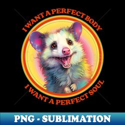 i want a perfect body - i want a perfect soul - instant png sublimation download - perfect for personalization