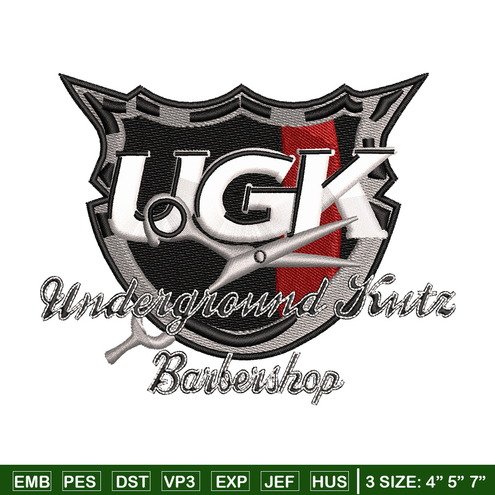 Ugk logo embroidery design, Ugk logo embroidery, logo design, embroidery file, logo shirt, Digital download..jpg