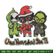 Una Navidad Sin Ti Grinch Embroidery design, Grinch christmas Embroidery, logo design, Embroidery File, Instant download.jpg