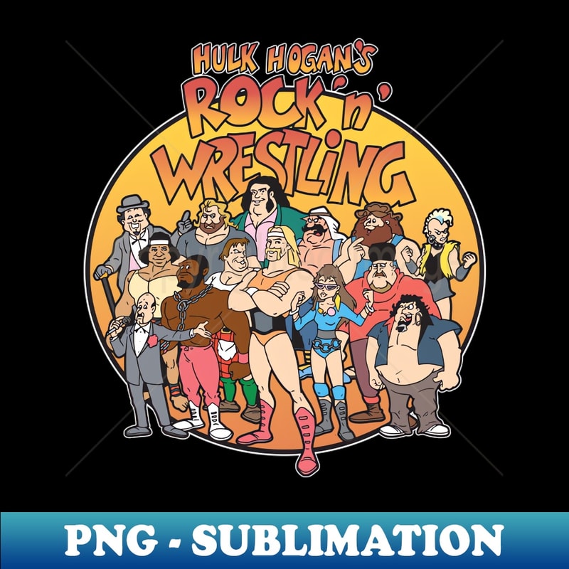 Hulk Hogans Rock N Wrestling - PNG Transparent Digital Downl | Inspire ...