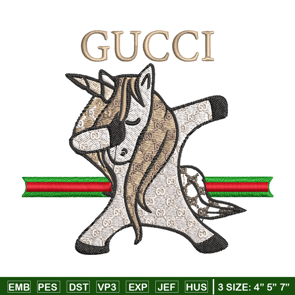 Unicorn gucci Embroidery Design, Gucci Embroidery, Embroidery File, Logo shirt, Sport Embroidery, Digital download..jpg