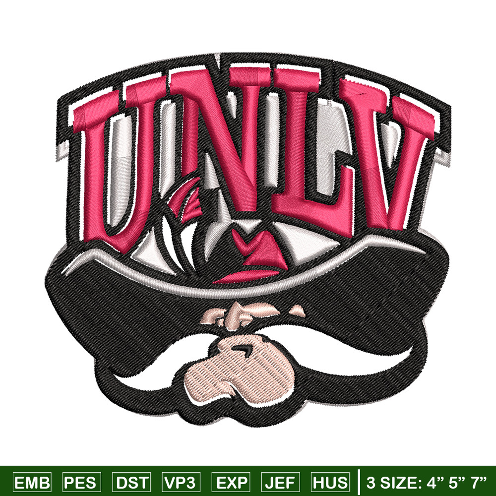 UNLV Rebels embroidery design, UNLV Rebels embroidery, logo Sport, Sport embroidery, NCAA embroidery..jpg