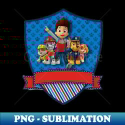 paw patrol bang 1 - modern sublimation png file - add a festive touch to every day