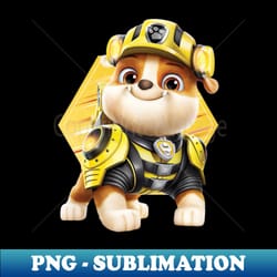 paw patrol bang 8 - decorative sublimation png file - enhance your apparel with stunning detail