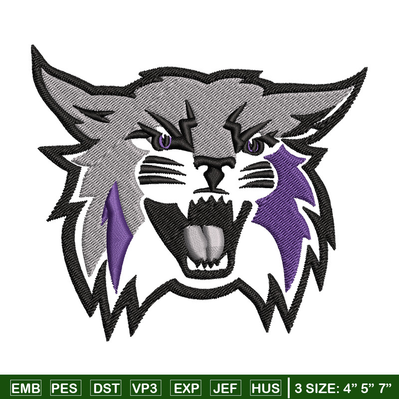 Weber State Wildcats embroidery design, Weber State Wildcats embroidery, logo Sport, Sport embroidery, NCAA embroidery..jpg