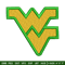 West Virginia Mountaineers embroidery design, West Virginia Mountaineers embroidery, Sport embroidery, NCAA embroidery..jpg