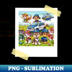 paw patrol photo - instant sublimation digital download - boost your success with this inspirational png download