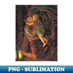 The Lost Child Painting 1866 - Arthur Hughes - Aesthetic Sublimation Digital File - Bold & Eye-catching
