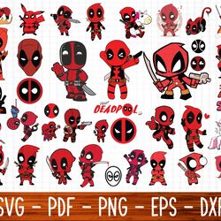 deadpool svg,cartoon svg, bundle cartoon svg 112