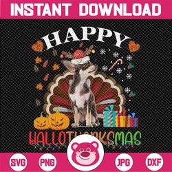 Thanksgiving, Christmas Chihuahua HalloThanksMas Png, Chihuahua Dog Png Sublimation Design, Autumn Png, Chihuahua Dog Pn