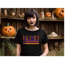 Halloween Scary Spooky Boo Treat Shirt, Halloween Vibes Shirt, Cute Halloween Tee, Halloween Retro Shirt, Spooky Vibes H