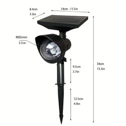 1pc, new outdoor solar rotating color projection lamp, outdoor led spot light, parks decor, courtyards decor,party decor