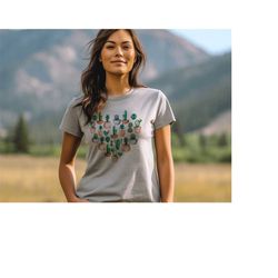 cactus succulent shirt, wanderlust shirt, wanderlust desert tee, adventure shirt, cactus shirt, cactus scene shirt, ariz