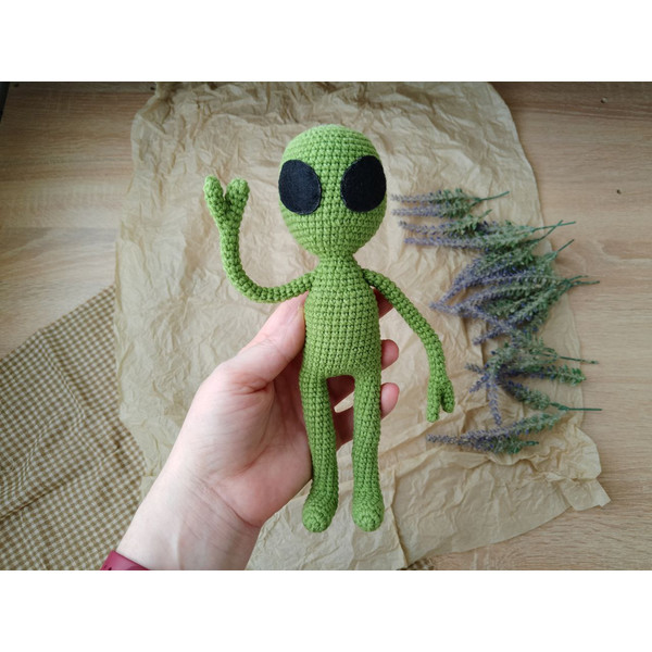 Green alien doll, Alien Shaped Plush Toy.jpg
