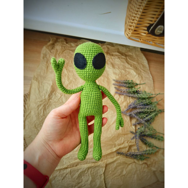 Green alien doll, Alien Shaped Plush Toy 2.jpg