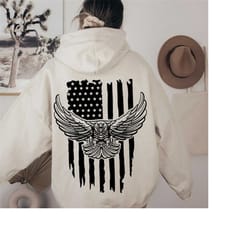 eagle with american flag svg, american flag svg, eagle svg, eagle through flag svg, eagle shirt, usa patriotic svg, 4th