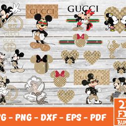 gucci svg, gucci logo png, mickey gucci svg, disney svg , famous logo svg, pattern gucci svg,logo fashion svg 10