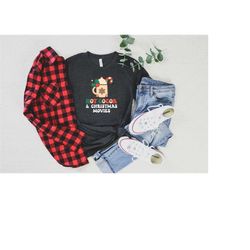 christmas movies shirt, hot cocoa and marshmallow christmas tees, retro christmas shirt, vintage christmas movie t-shirt