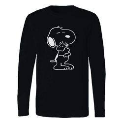 Snoopy Dog Peanuts Charlie Brown Hug Long Sleeve T-Shirt