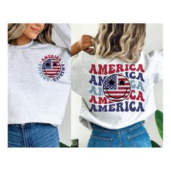 america svg, retro 4th of july svg, fourth of july svg, usa svg, patriotic svg, independence day svg, american flag svg,