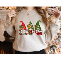 christmas gnomes sweatshirt, gnome sweatshirt, christmas sweatshirt, cute christmas sweater, funny christmas crewneck, c