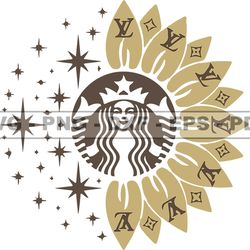 louis vuitton svg starbucks, fashion brand logo 231