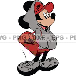 nike mickey mouse svg, fashion brand logo 236