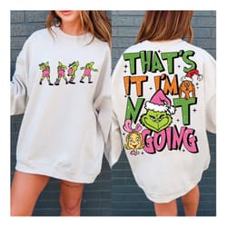 that's it i'm not going png, christmas png, retro christmas png, merry christmas png, holiday sublimation, christmas sub