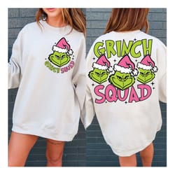 retro pink grinc squad svg png, retro christmas png, christmas svg, merry christmas svg, christmas vibes svg, christmas