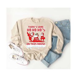 there's some ho's in this house png svg, santa claus png, funny santa claus png,twerking santa svg, chrirstmas vibes svg