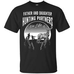 agr father and daughter hunting partners for life family t-shirt