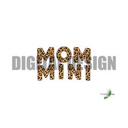 leopard print mom and mini design bundle layered svg design cricut silhouette