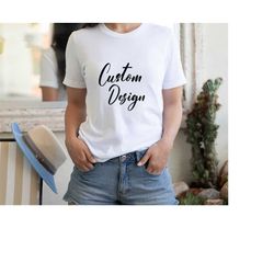 custom t-shirt, customizable t-shirt, custom shirt, personalized t-shirt, custom birthday gift, custom unisex shirts, cu