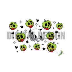 witch hand poison apple cold cup tumbler wrap halloween spooky magical themed design