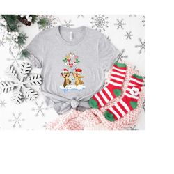 chip and dale christmas shirt, disney christmas couple shirt, disney christmas balloon shirt,christmas chip n dale xmas