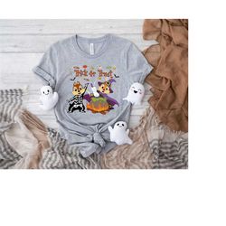 chip n dale halloween shirt, disney trick or treat shirt, chip and dale halloween shirt, disney world disneyland hallowe