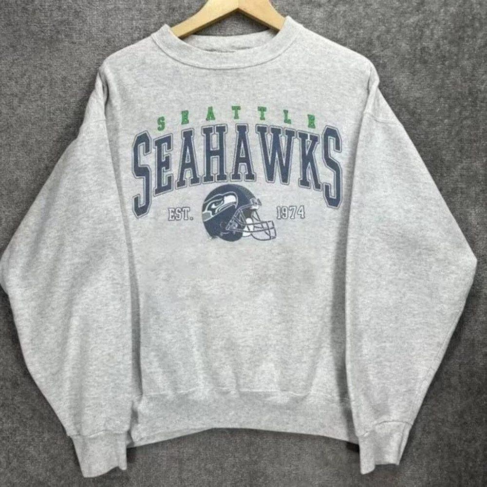 Vintage Seattle Seahawks Football Sweatshirt Retro NFL Seattle Seahawks Shirt-1.jpg